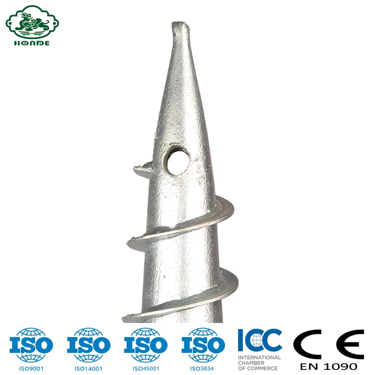 Solar System Foundation Flange Ground Screw